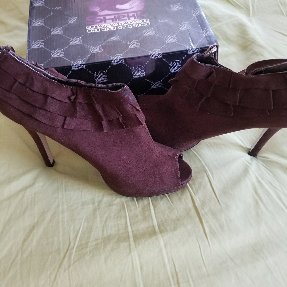 Suede Booties